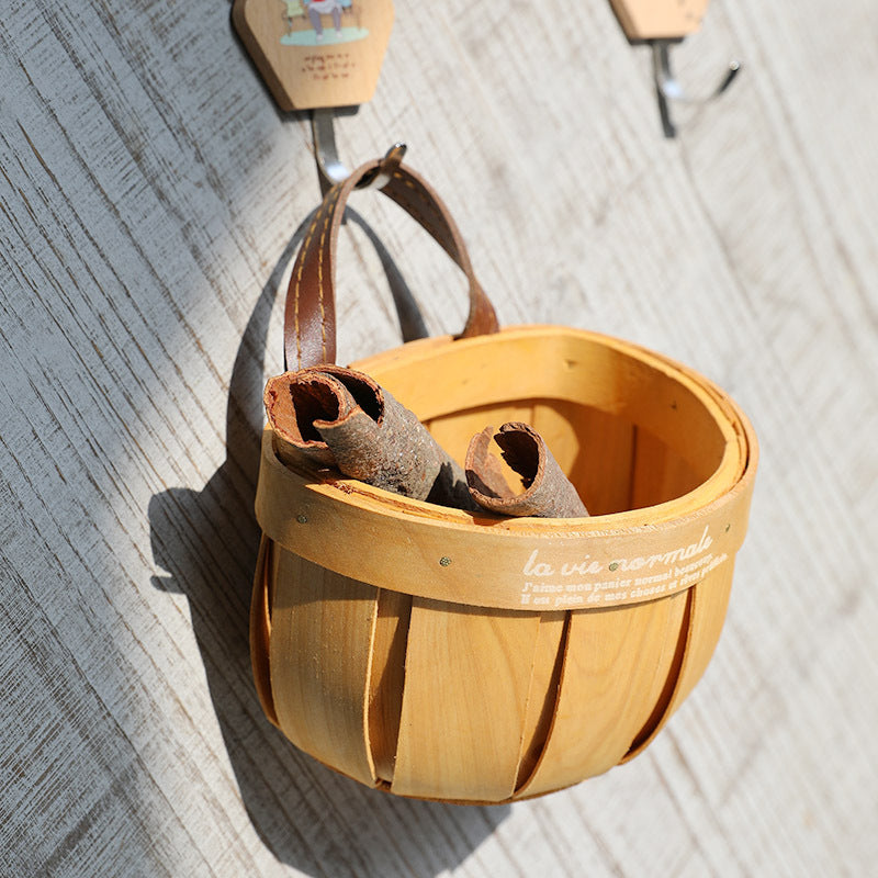 Wooden Storage Basket Stornfield