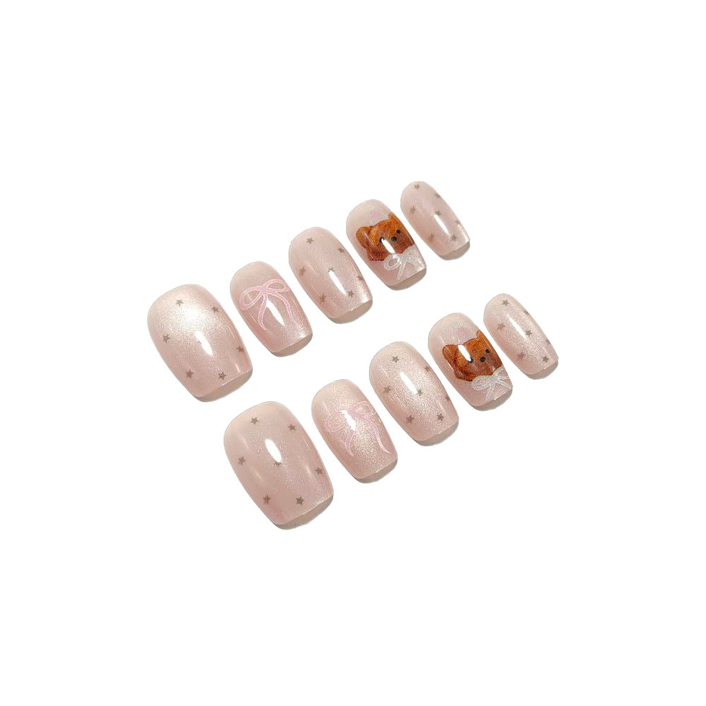Exquisite Nail Art with Cute Dog Movie Motifs Stornfield