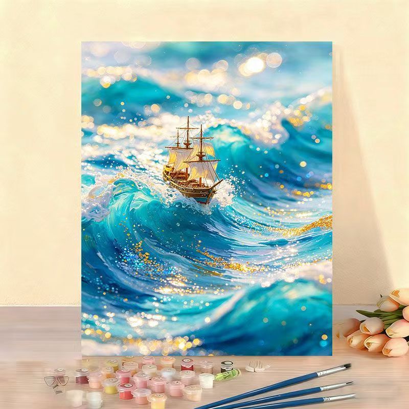 DIY Ocean Wave Painting Kit Stornfield