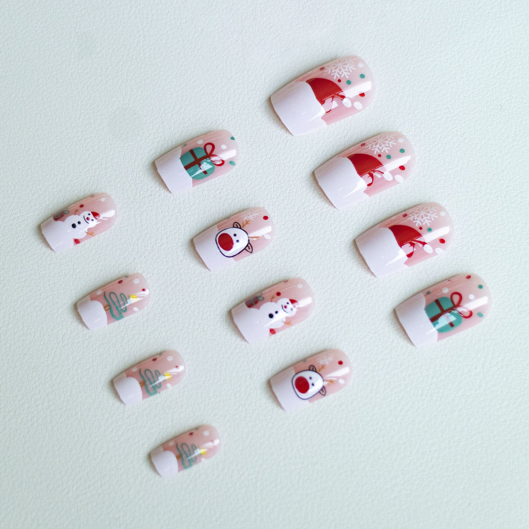 Festive Holiday Nail Art Kit