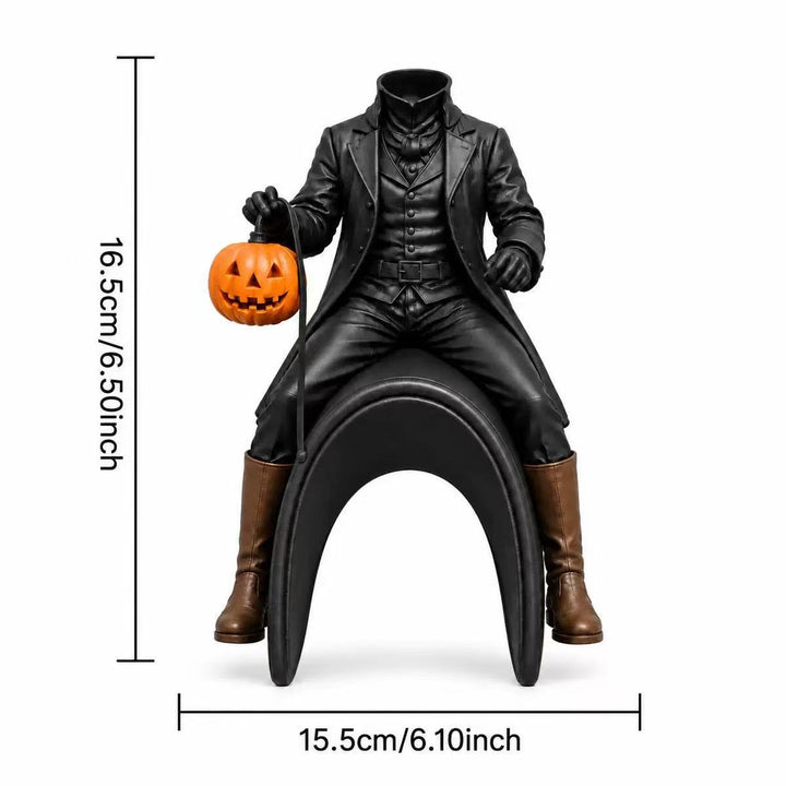 Decorative Halloween figure with pumpkin Stornfield
