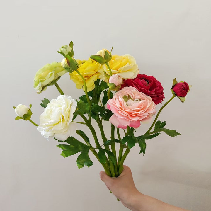 Premium Realistic Garden Rose Stem
