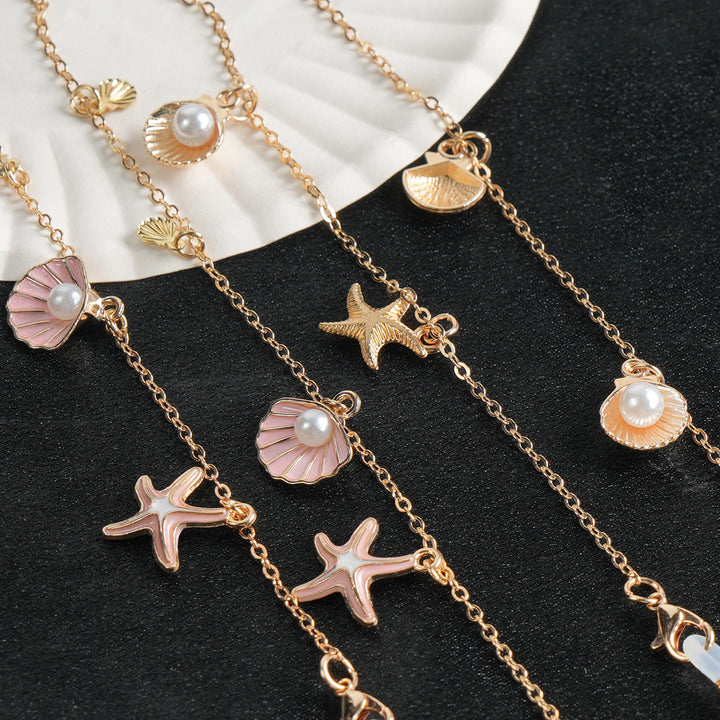Bohemian Shell & Starfish Pendant Necklace Stornfield