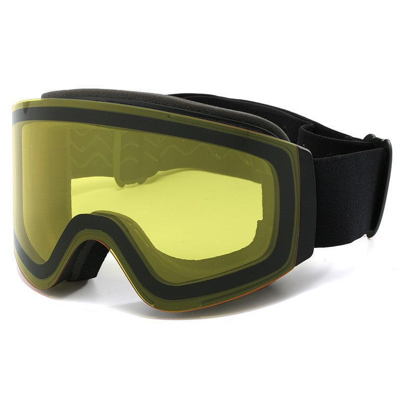 Ladies ski goggles with side glare protection and antifog coating Stornfield