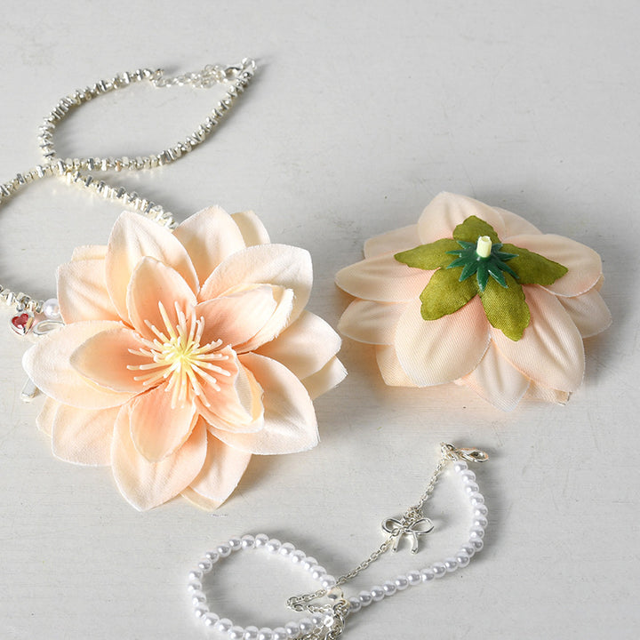 Elegant Silk Floral Hair Accessories