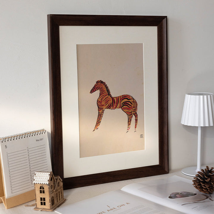 Elegant Framed Art Announcement Display
