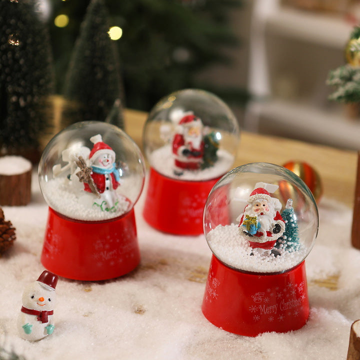 Snow globe with Santa Claus and Christmas tree Stornfield