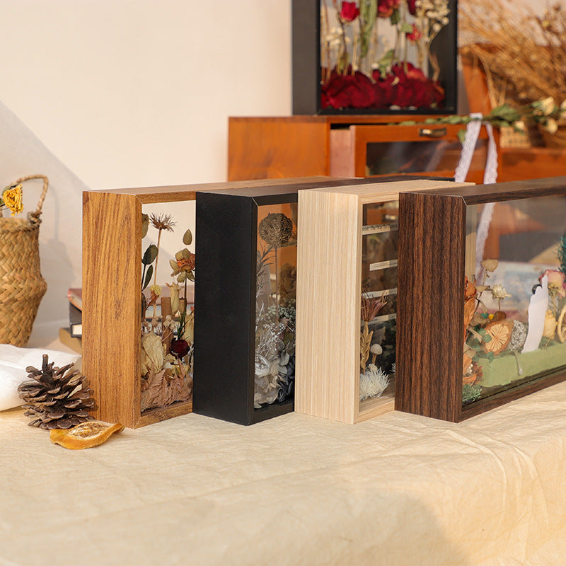 Floral Shadow Box Art Display for Home