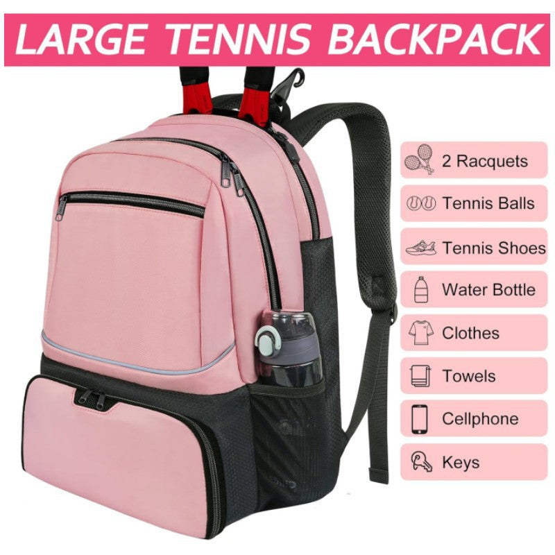 Sports backpack with shoe compartment and water bottle holder Stornfield