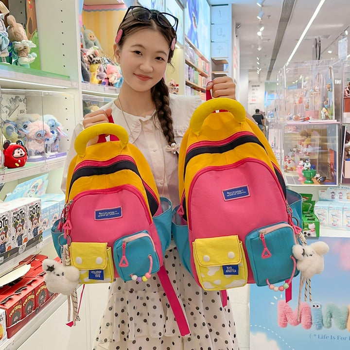 Colorful Multi-Pocket Backpack Stornfield