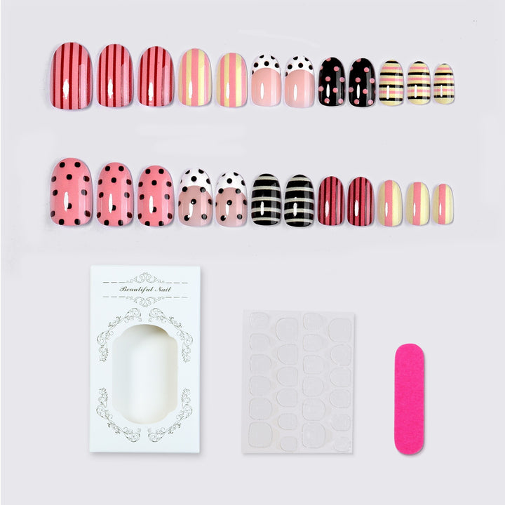 Creative nail art set with different designs Stornfield