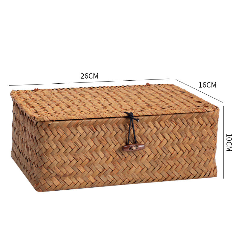 Handwoven Storage Box with Lid Stornfield