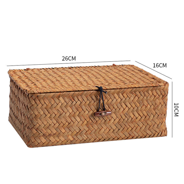 Handwoven Storage Box with Lid Stornfield