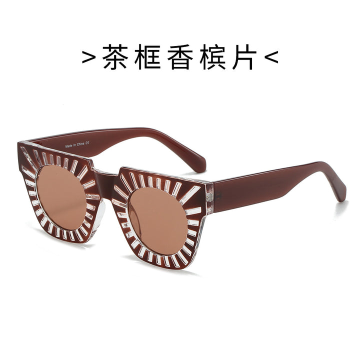 Ladies Fashion Sunglasses with Creative Geometric Frame Stornfield