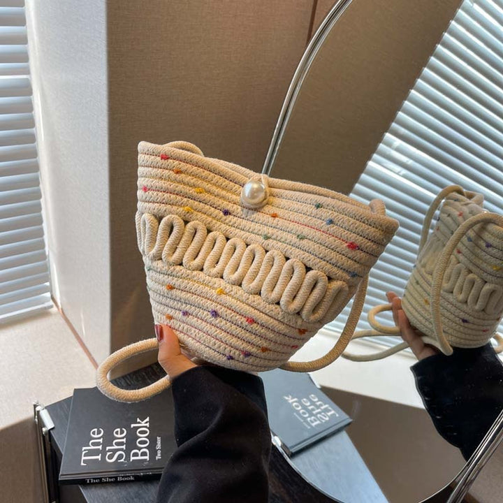 Women’s Fashion Basket Bag with Unique Structure Stornfield