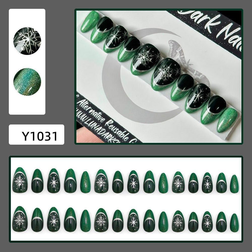 High-quality artificial nails in winter design Stornfield
