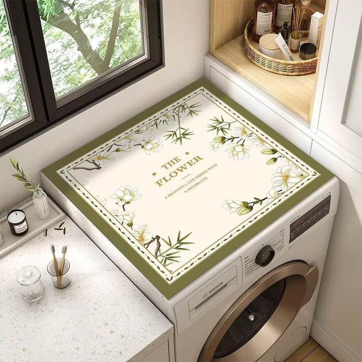 Decorative Floral Laundry Counter Mat Stornfield