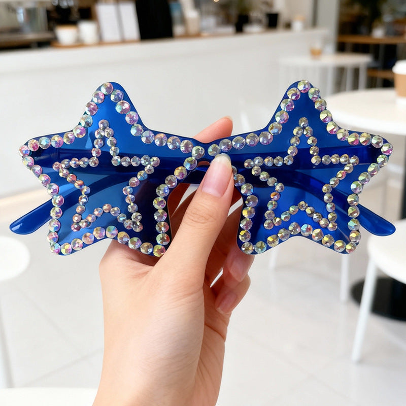 Star-Shaped Rhinestone Sunglasses Stornfield
