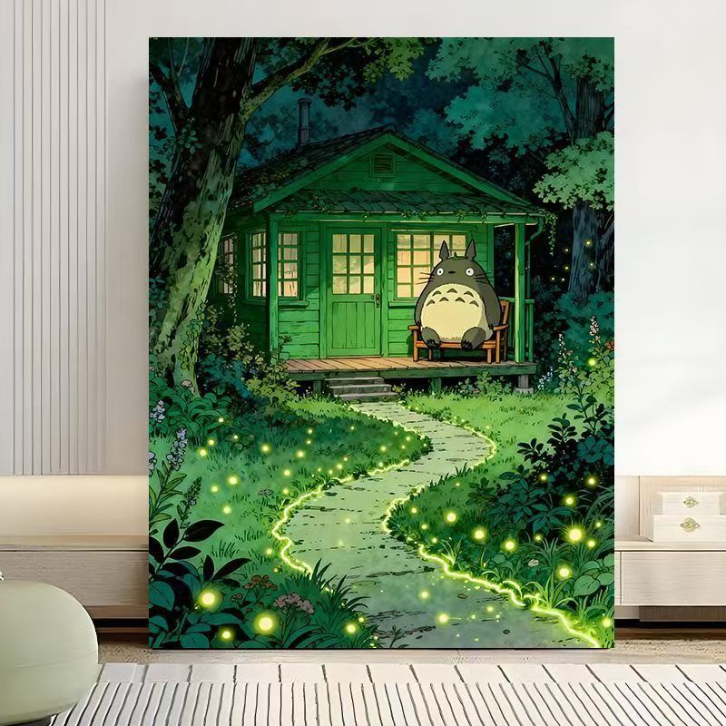 Enchanted Forest Scene Canvas Art Print Stornfield