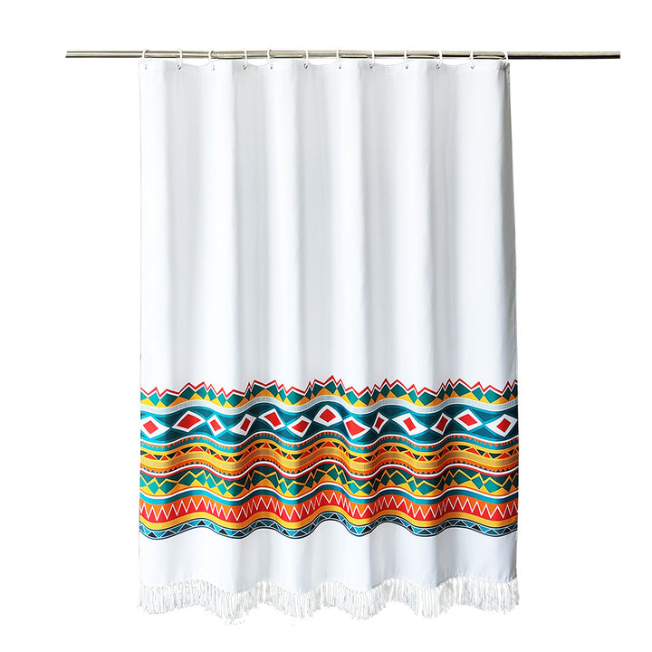 Artistic Patterned Shower Curtain Stornfield