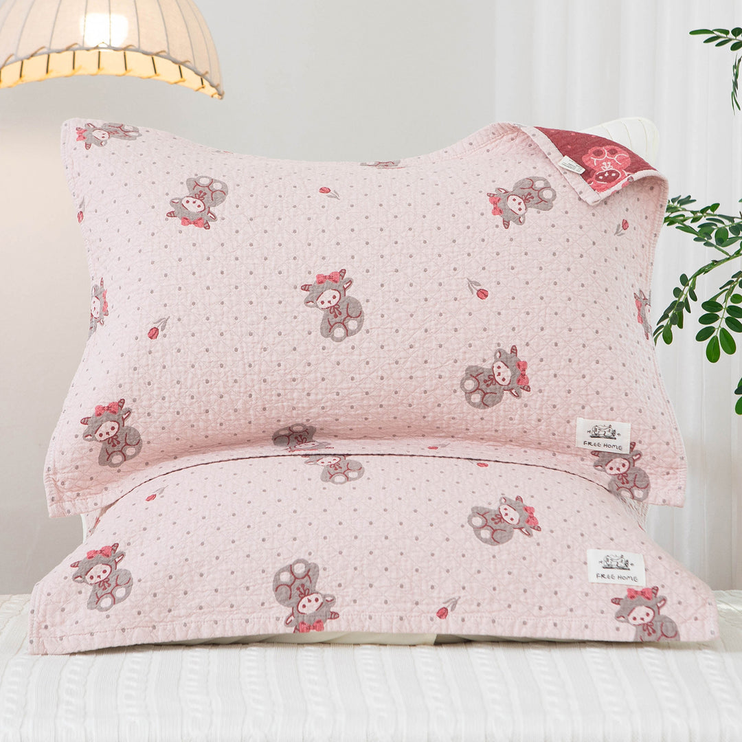 Women's pillowcase with modern checkered pattern Stornfield