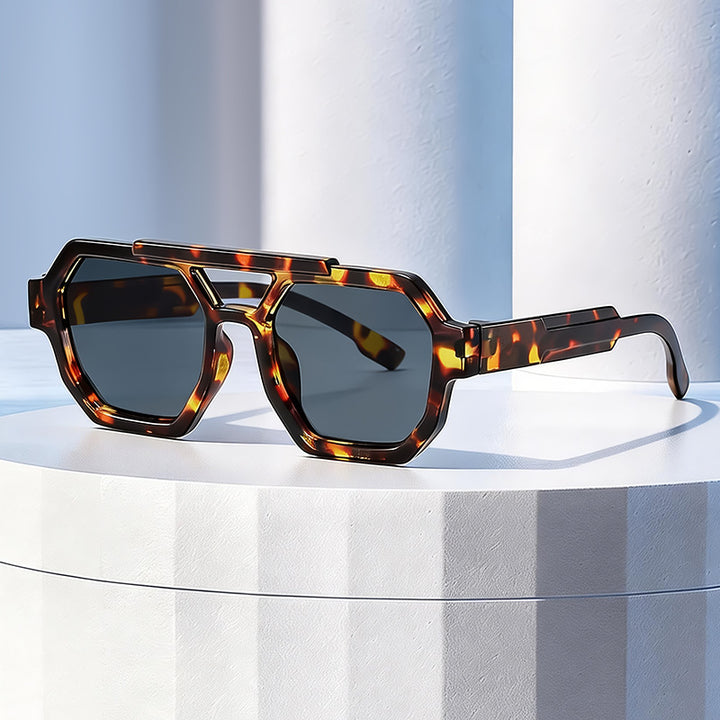 Stylish Geometric Frame Sunglasses Stornfield