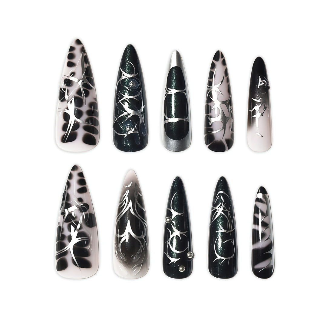 Glamorous Stiletto Nail Art Extensions Stornfield