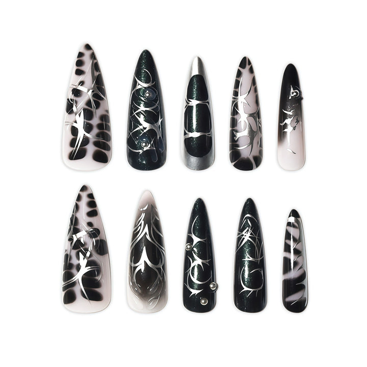 Glamorous Stiletto Nail Art Extensions Stornfield