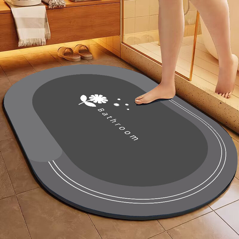 Absorbent Bath Mat with Non-Slip Backing