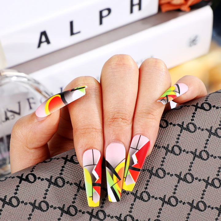 Creative artificial nails in modern 3D design Stornfield