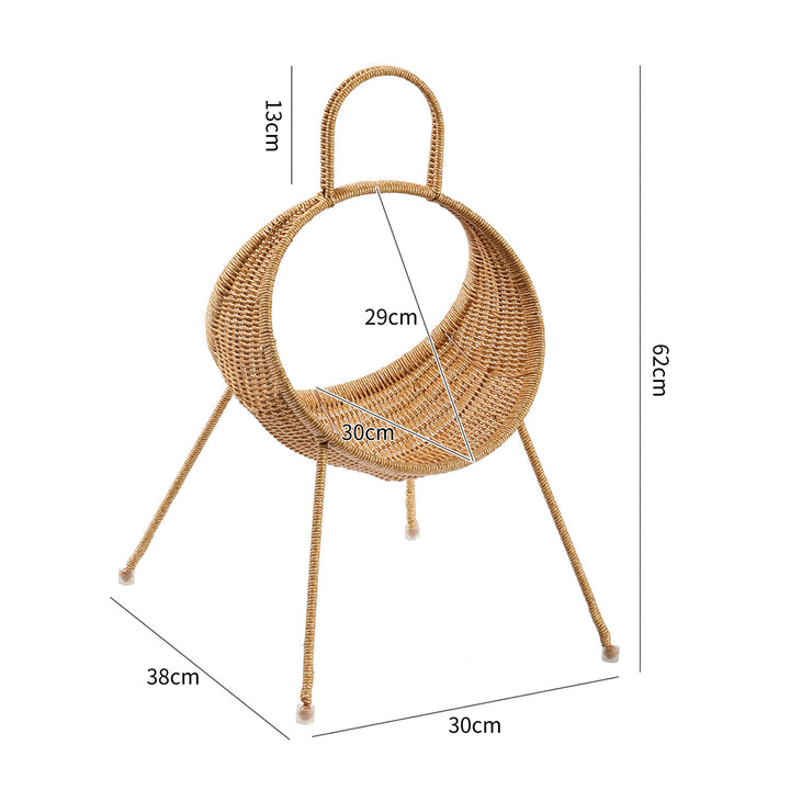 Unisex design basket with curved shape and ergonomic carry handle Stornfield