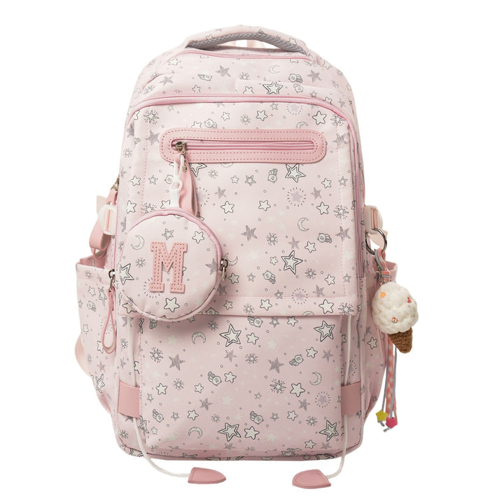 Whimsical Star-Patterned Backpack