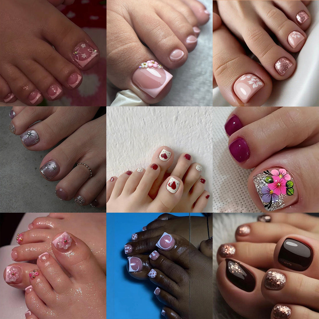 Artificial nails for elegant foot care Stornfield