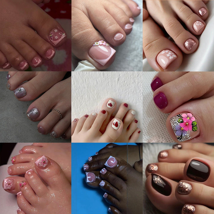 Artificial nails for elegant foot care Stornfield