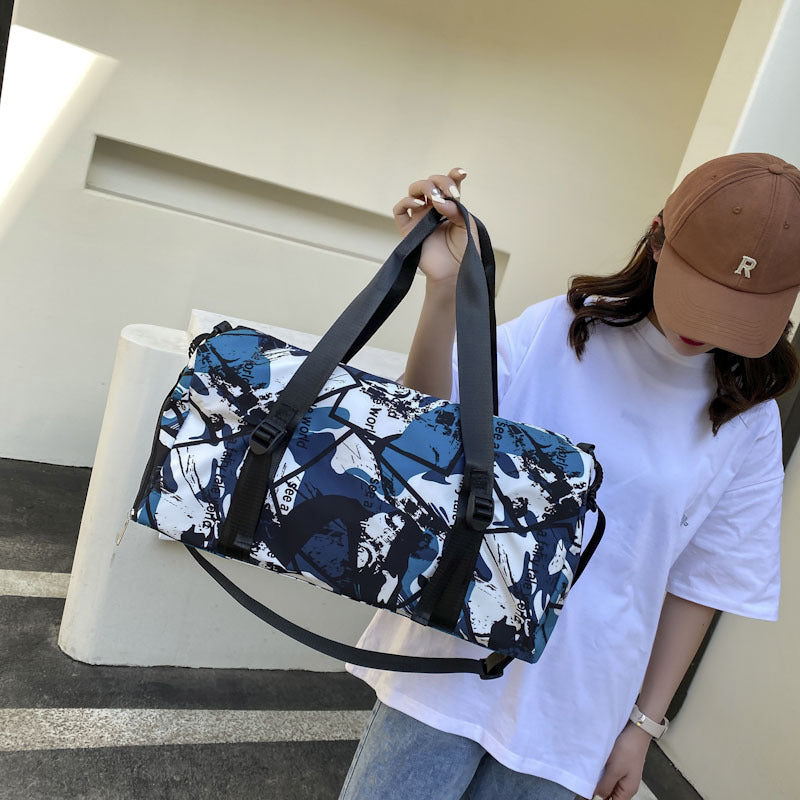 Spacious Artist-Inspired Gym Duffle Bag Stornfield