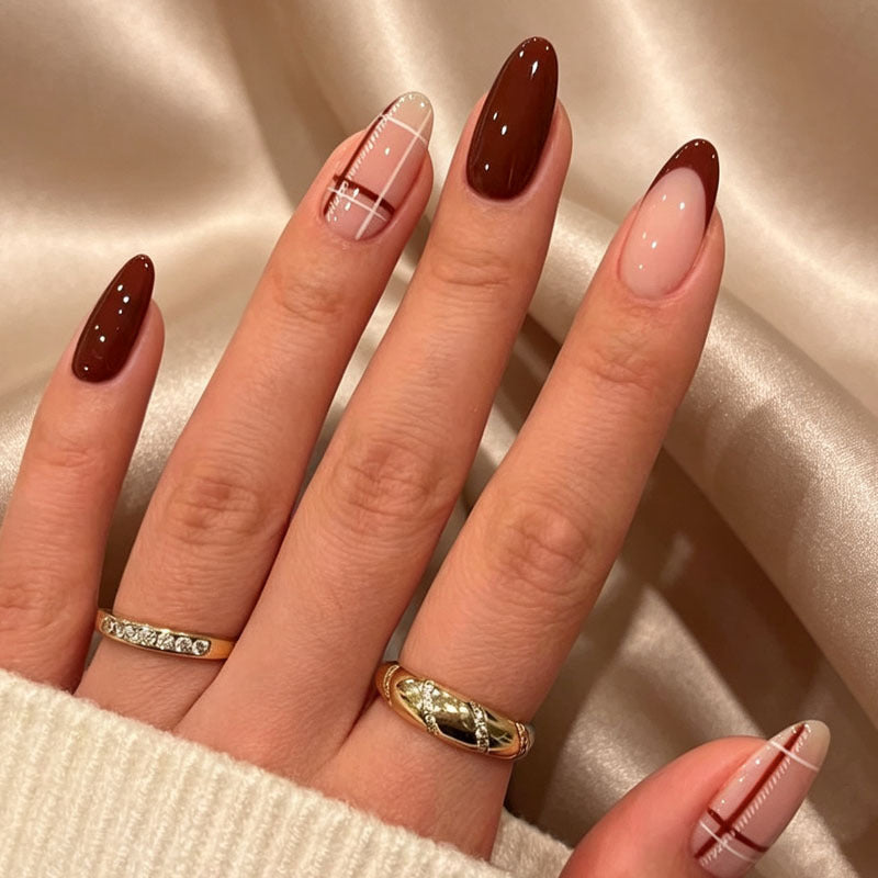 Elegant Glossy Nail Tips Set Stornfield