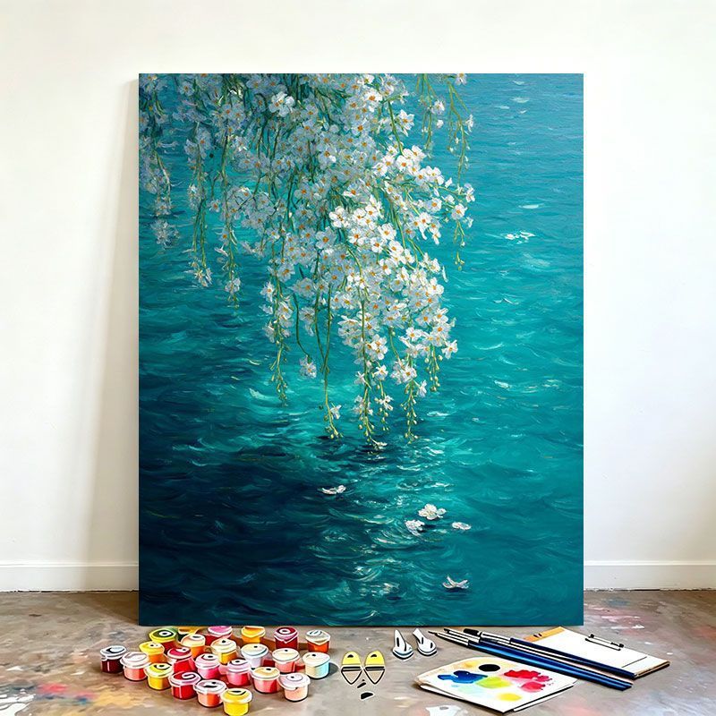 Floral-Inspired Scenic Canvas Art Print Stornfield
