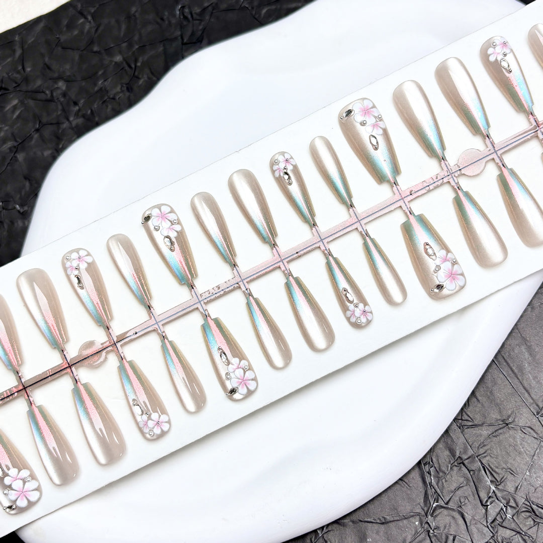 Elegant Ombre Art Press-On Nails
