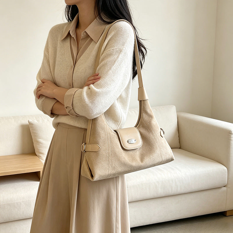 Stylish Suede Shoulder Bag Stornfield