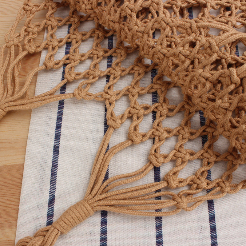Braided shopping shoulder bag with stable side seams Stornfield