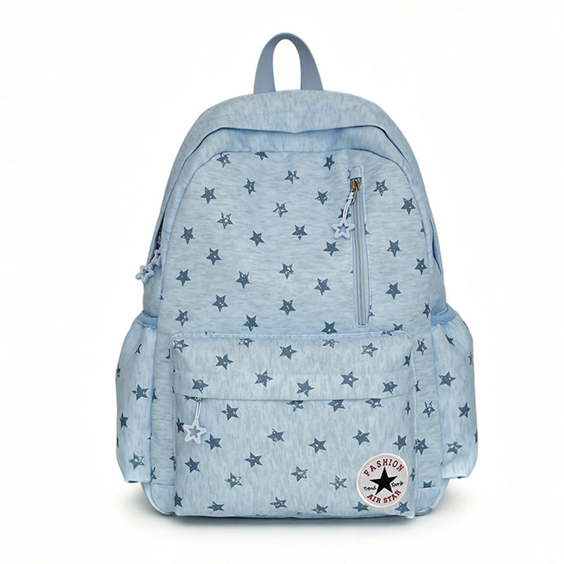 Star-Embellished Casual Backpack Stornfield