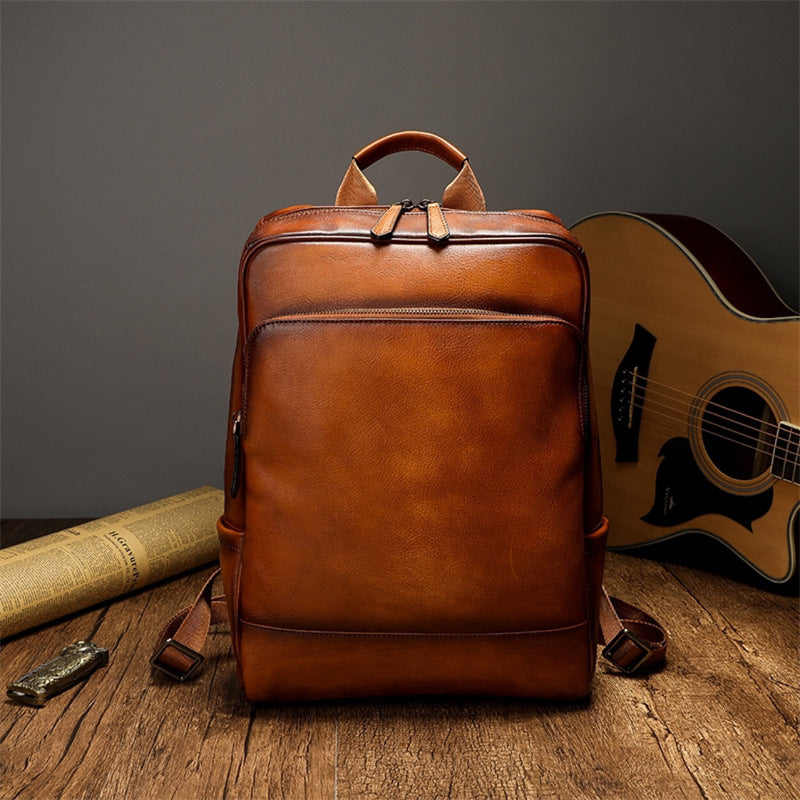 More Elegant and Functional Backpack Made of High-Quality Leather Stornfield
