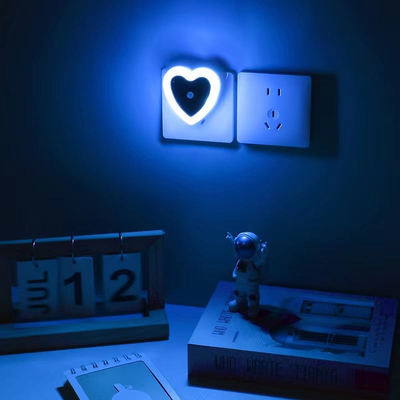 LED Heart-Shaped Night Light