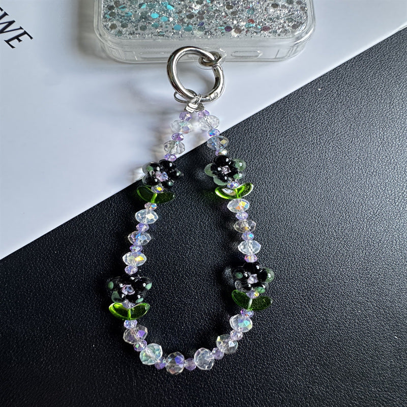 Floral Beaded Keychain Chain Stornfield