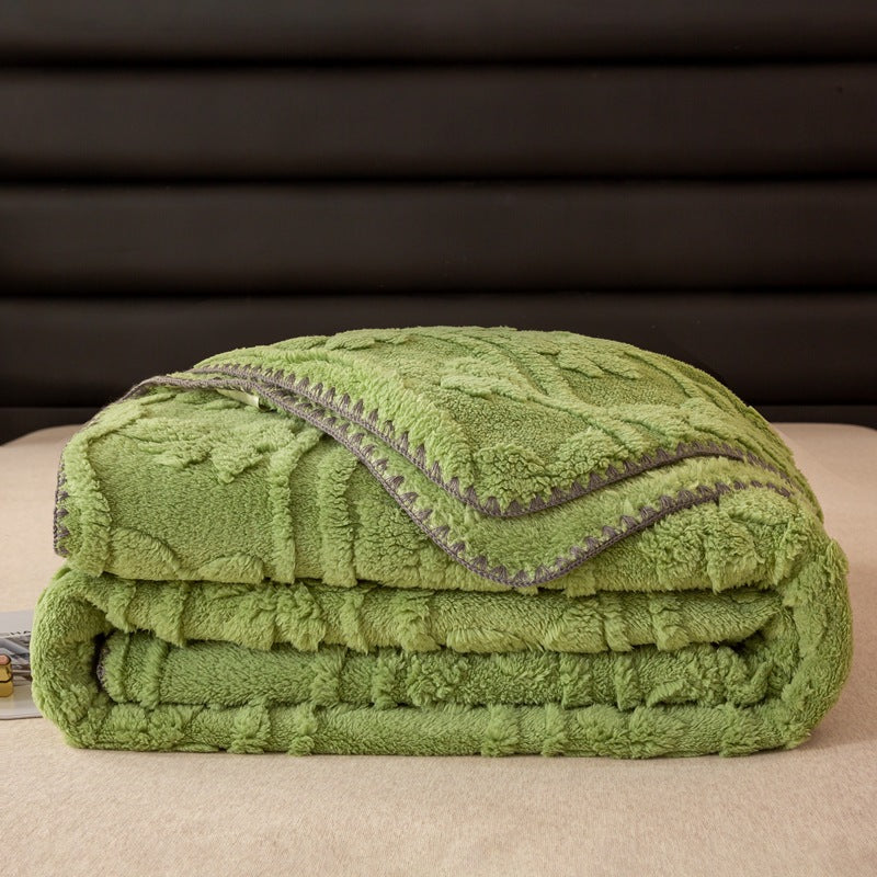 Ladies Cozy and Soft Blanket with Floral Pattern Stornfield