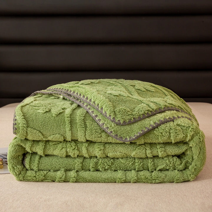 Ladies Cozy and Soft Blanket with Floral Pattern Stornfield