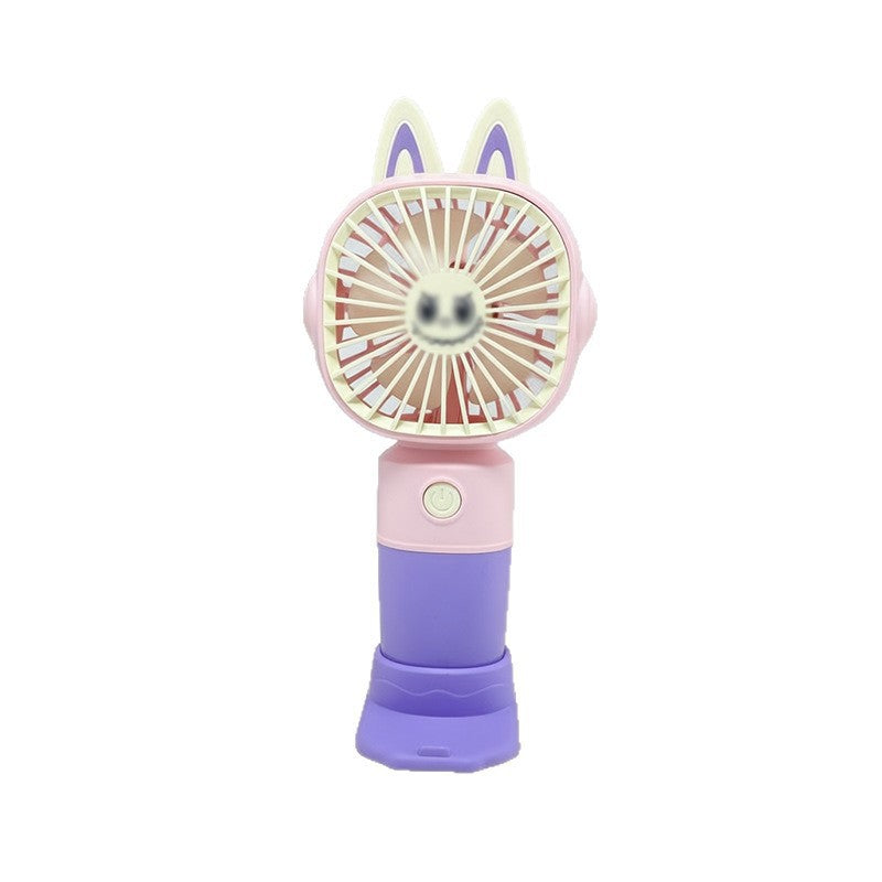 Women Portable Hand Fan with Cat Ears and USB Connection Stornfield