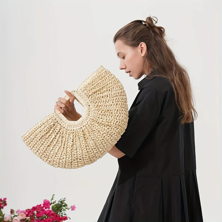 Handcrafted Macrame Bag with Structured Design Stornfield