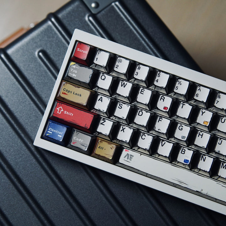 Retro-Themed Custom Mechanical Keyboard Stornfield