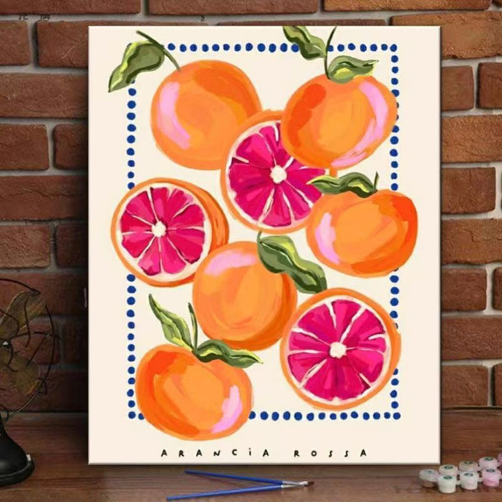 Peach Blossom Decorative Canvas Art Print Stornfield